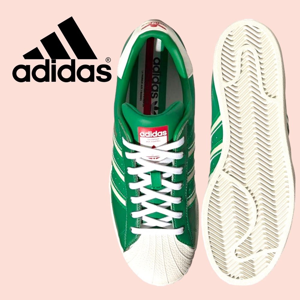Adidas Superstar Special Edition Cloud White Off Green - HQ9959 - 3.5 Youth